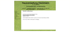 Desktop Screenshot of dieckmannbau.de
